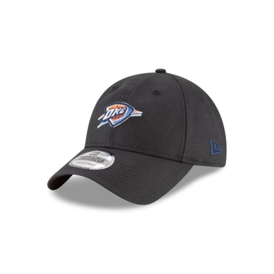 Oklahoma City Thunder Gorra | New Era NBA Waxed Canvas 9twenty Adjustable Cap Mexico - Negros